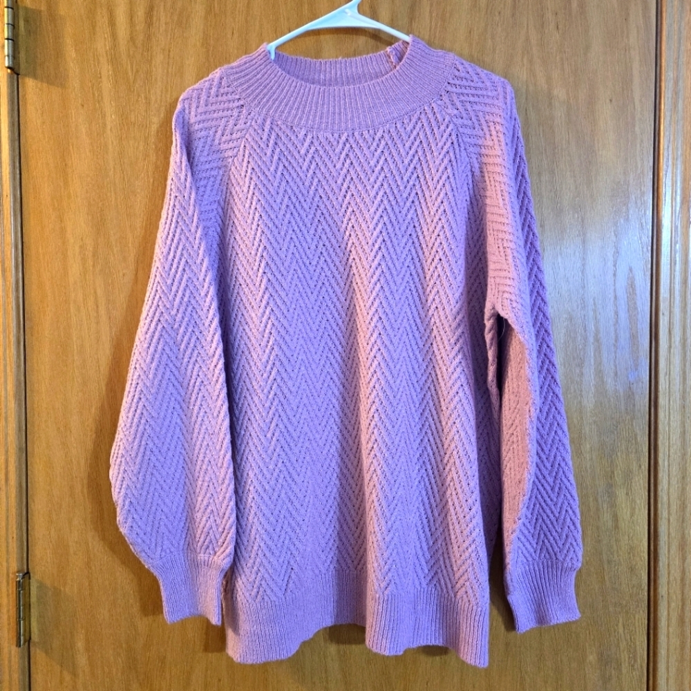 NWOT Pink Clover Sweater